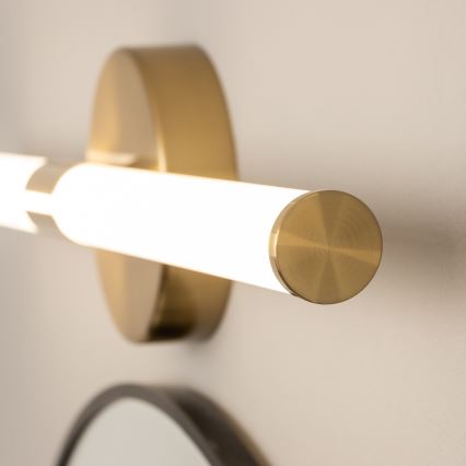 Brilagi - LED-badkamerspiegelverlichting LARA LED/10W/230V 60 cm IP44 goud