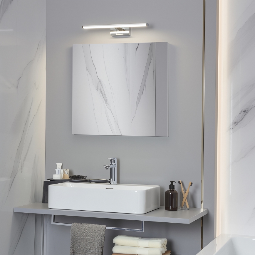 Brilagi - LED badkamerspiegelverlichting 3-in-1 VESTRA LED/8W/230V 40 cm IP44 glanzend chroom