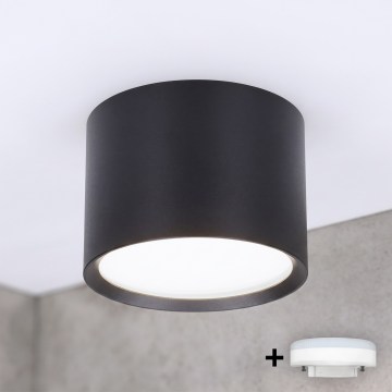 BRILAGI - LED badkamerspot SMOOTH 1xGX53/15W/230V 60x82 mm zwart IP54
