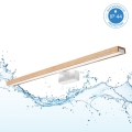 Brilagi - LED-badkamerverlichting voor spiegel 3-in-1 WOODY MIRROR LED/15W/230V 80 cm IP44 wit/eiken