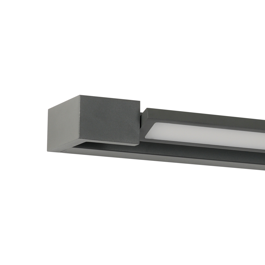 Brilagi - LED-spiegelverlichting voor de badkamer AQUA LINE LED/18W/230V 60 cm IP44 antraciet