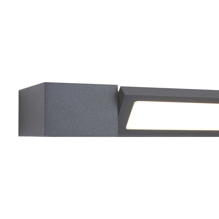 Brilagi - LED-spiegelverlichting voor de badkamer AQUA LINE LED/36W/230V 120 cm IP44 antraciet CRI 90