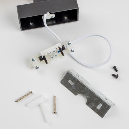 Brilagi - LED Badkamerverlichting voor spiegel WOODY MIRROR LED/8W/230V 40 cm IP44 eiken walnoot/zwart