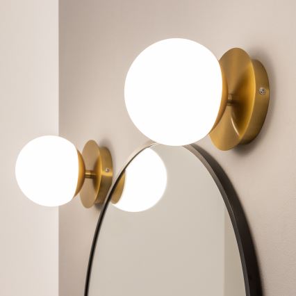 Brilagi - LED-wandlamp voor badkamer BALL LED/6W/230V 3000/4000/6500K IP44 goudkleurig