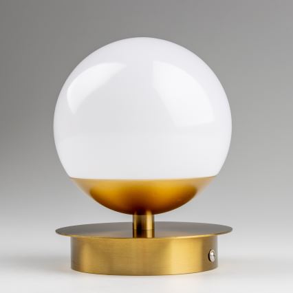 Brilagi - LED-wandlamp voor badkamer BALL LED/6W/230V 3000/4000/6500K IP44 goudkleurig