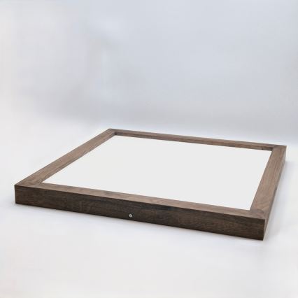 Brilagi - LED Plafondlamp WOODY FRAME LED/50W/230V 60x60 cm IP44 notenhout