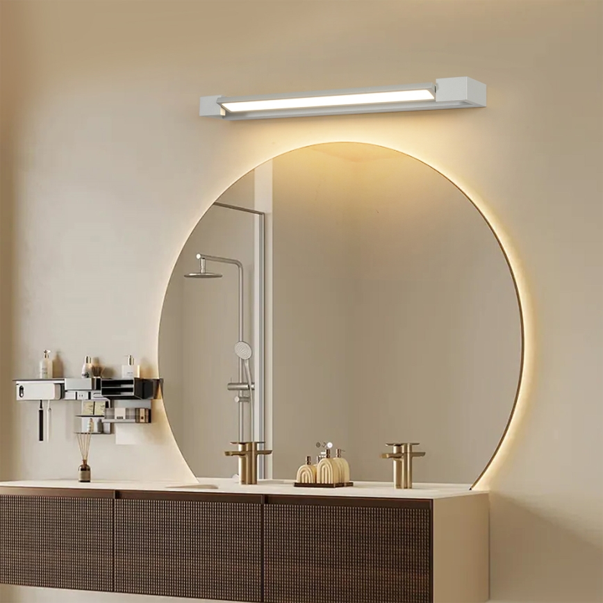 Brilagi - LED-badkamerspiegelverlichting AQUA LINE LED/18W/230V 60 cm IP44 mat chroom CRI 90