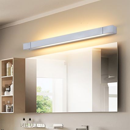 Brilagi - LED-badkamerspiegelverlichting AQUA LINE LED/18W/230V 60 cm IP44 mat chroom CRI 90