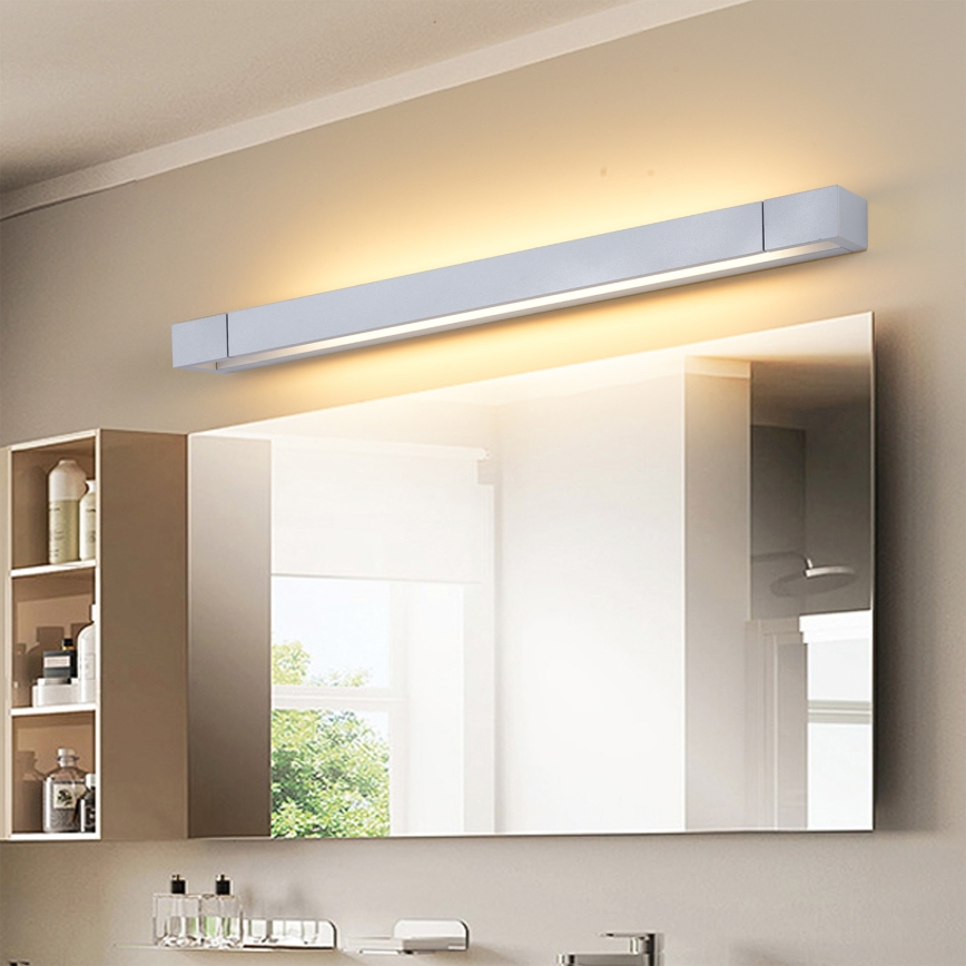 Brilagi - LED-badkamerspiegelverlichting AQUA LINE LED/18W/230V 60 cm IP44 mat chroom CRI 90
