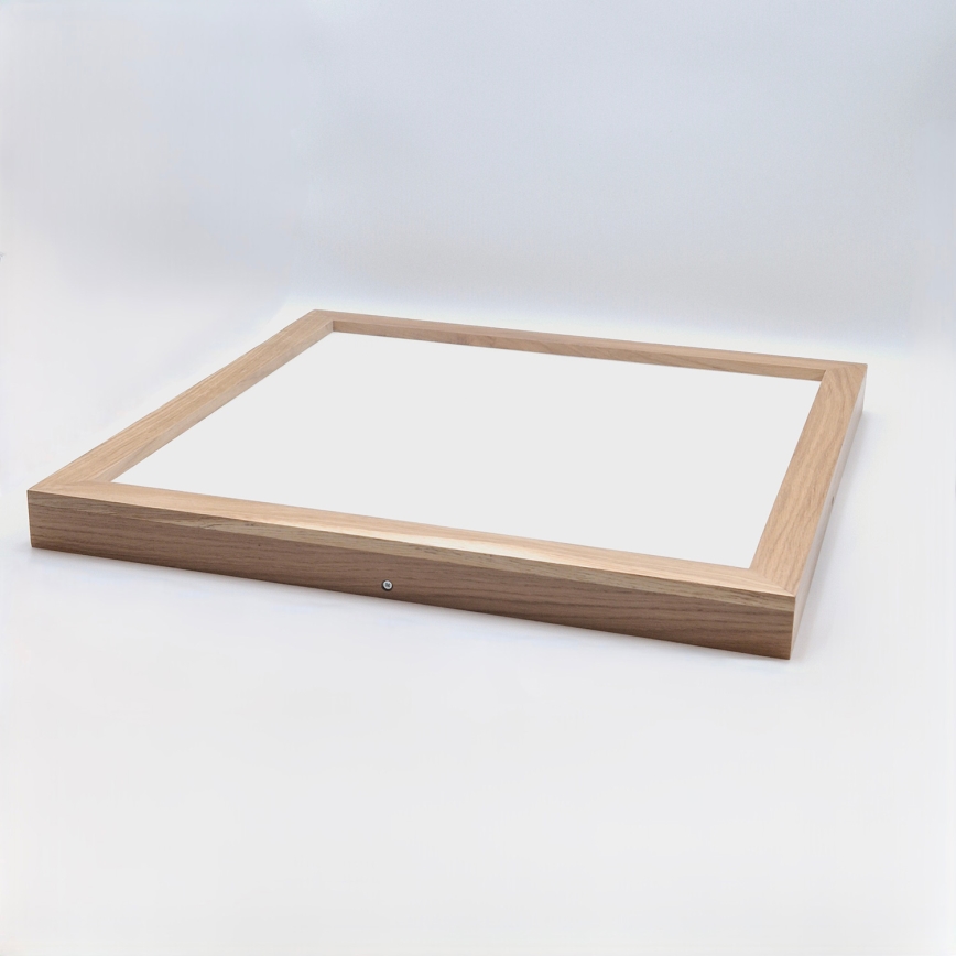 Brilagi - LED Plafondlamp voor de badkamer WOODY FRAME LED/40W/230V 60x60 cm IP44 eiken