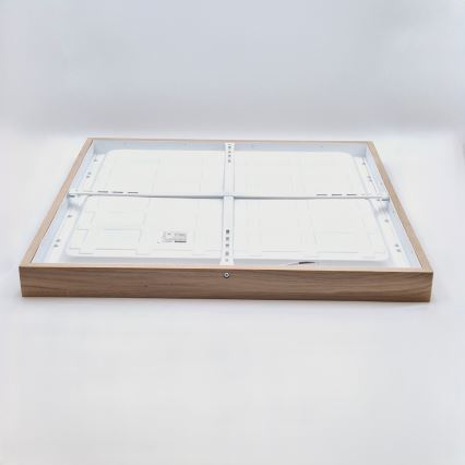 Brilagi - LED Plafondlamp voor de badkamer WOODY FRAME LED/40W/230V 60x60 cm IP44 eiken