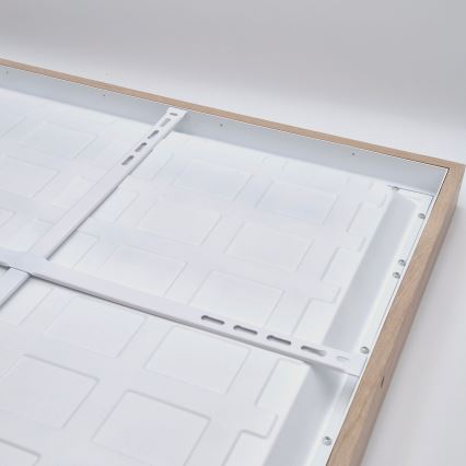 Brilagi - LED Plafondlamp voor de badkamer WOODY FRAME LED/40W/230V 60x60 cm IP44 eiken