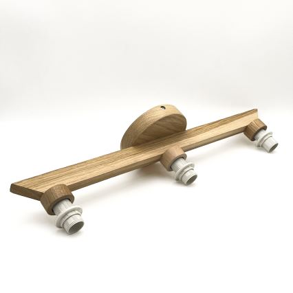 Brilagi - LED  Bevestigde hanglamp ANTHONY 3xE14/40W/230V eiken/bruin