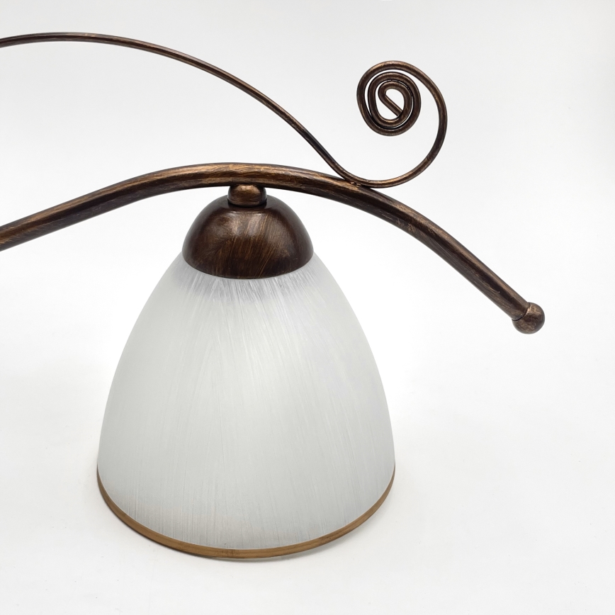 Brilagi - LED Bevestigde Hanglamp ANTICO 3xE27/60W/230V brons patina