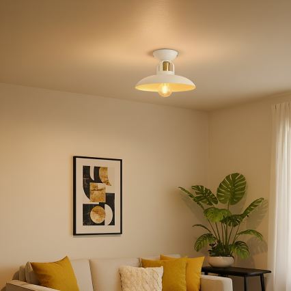 Brilagi - LED Bevestigde hanglamp FLAMENGO 1xE27/60W/230V wit