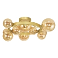 Brilagi - LED Bevestigde Hanglamp MILLA 10xG9/3W/230V goud