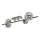 Brilagi - LED Bevestigde Hanglamp MILLA 4xG9/3W/230V glanzend chroom/gerookt