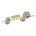 Brilagi - LED Bevestigde Hanglamp MILLA 4xG9/3W/230V goud/gerookt