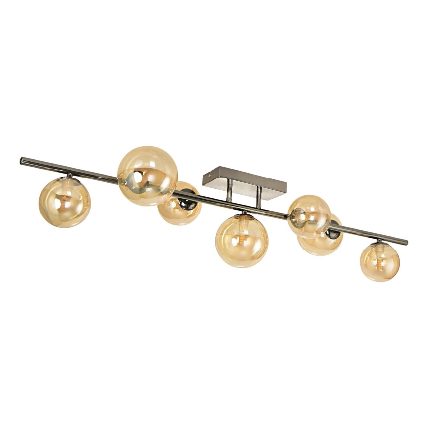 Brilagi - LED Bevestigde Hanglamp MILLA 7xG9/3W/230V glanzend chroom/goud