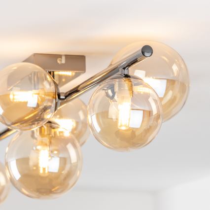 Brilagi - LED Bevestigde Hanglamp MILLA 7xG9/3W/230V glanzend chroom/goud