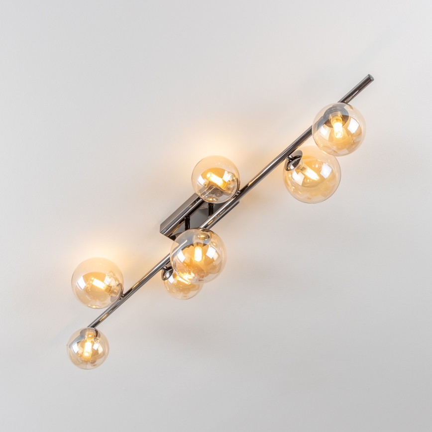 Brilagi - LED Bevestigde Hanglamp MILLA 7xG9/3W/230V glanzend chroom/goud