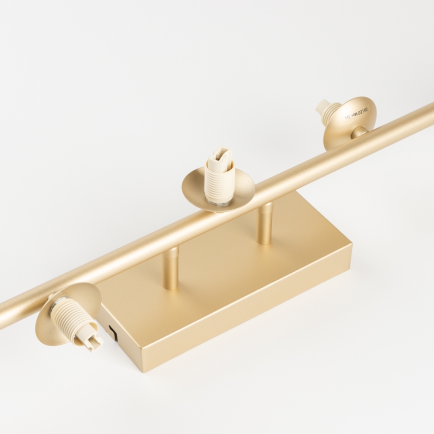 Brilagi - LED Bevestigde Hanglamp MILLA 7xG9/3W/230V goud/gerookt