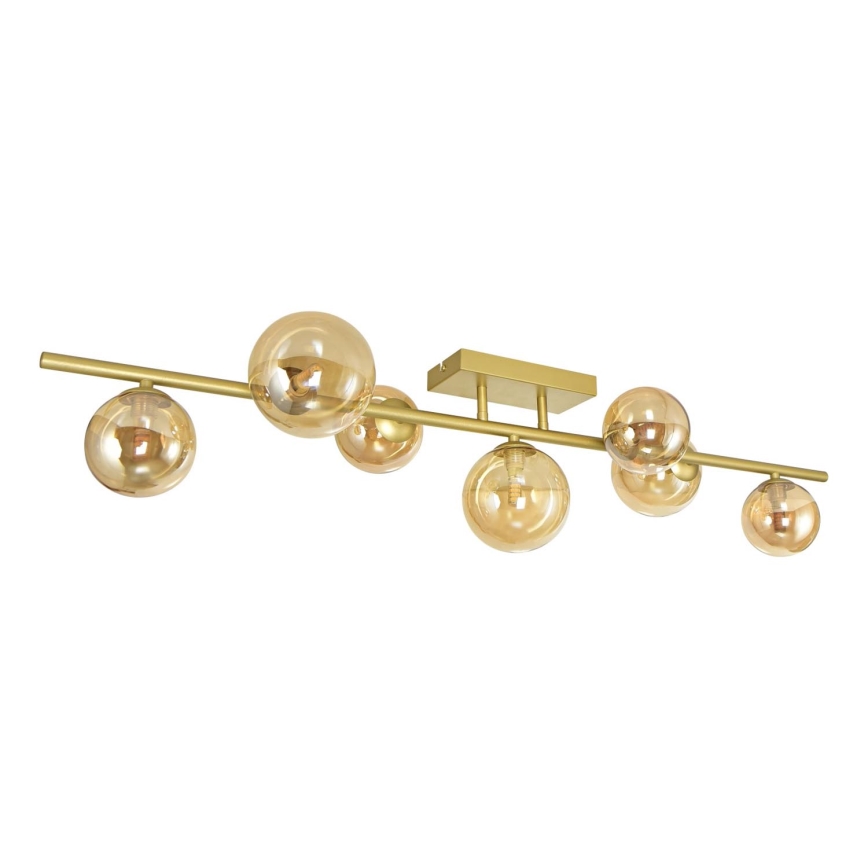 Brilagi - LED Bevestigde Hanglamp MILLA 7xG9/3W/230V goud
