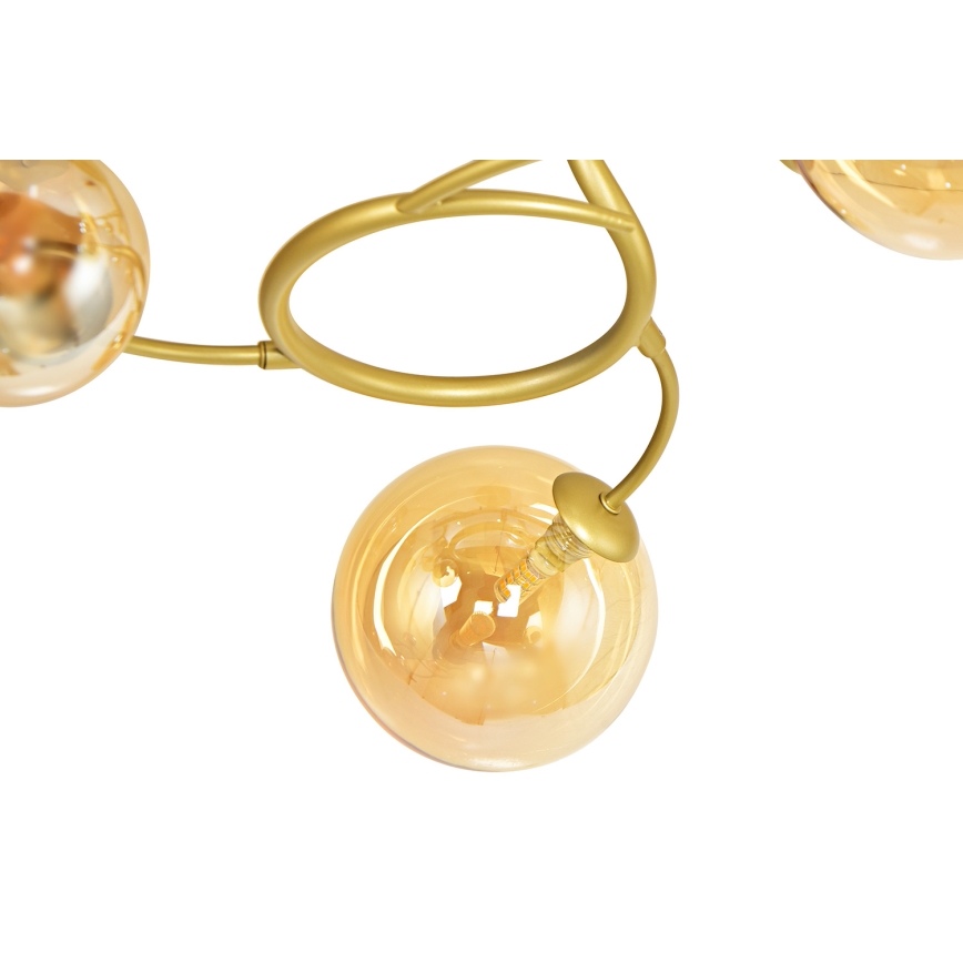Brilagi - LED Bevestigde Hanglamp MISTEL 15xG9/3W/230V goud