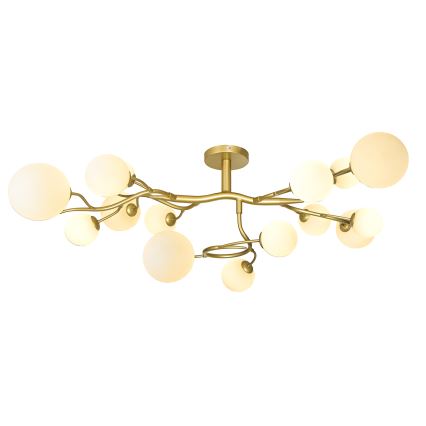 Brilagi - LED Bevestigde Hanglamp MISTEL 15xG9/3W/230V goud/wit