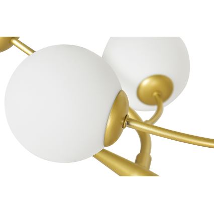 Brilagi - LED Bevestigde Hanglamp MISTEL 15xG9/3W/230V goud/wit