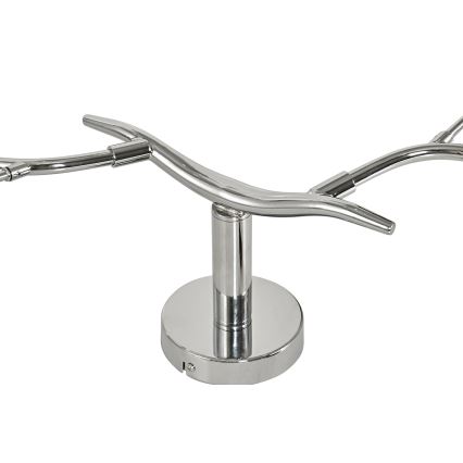Brilagi - LED Bevestigde Hanglamp MISTEL 6xG9/3W/230V glanzend chroom/gerookt