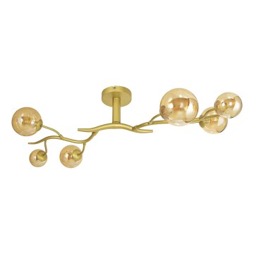 Brilagi - LED Bevestigde Hanglamp MISTEL 6xG9/3W/230V goud