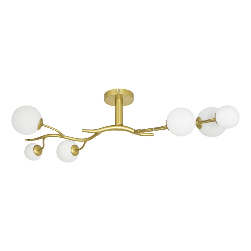 Brilagi - LED Bevestigde Hanglamp MISTEL 6xG9/3W/230V goud/wit