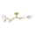 Brilagi - LED Bevestigde Hanglamp MISTEL 6xG9/3W/230V goud/wit
