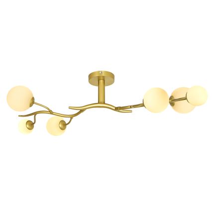 Brilagi - LED Bevestigde Hanglamp MISTEL 6xG9/3W/230V goud/wit