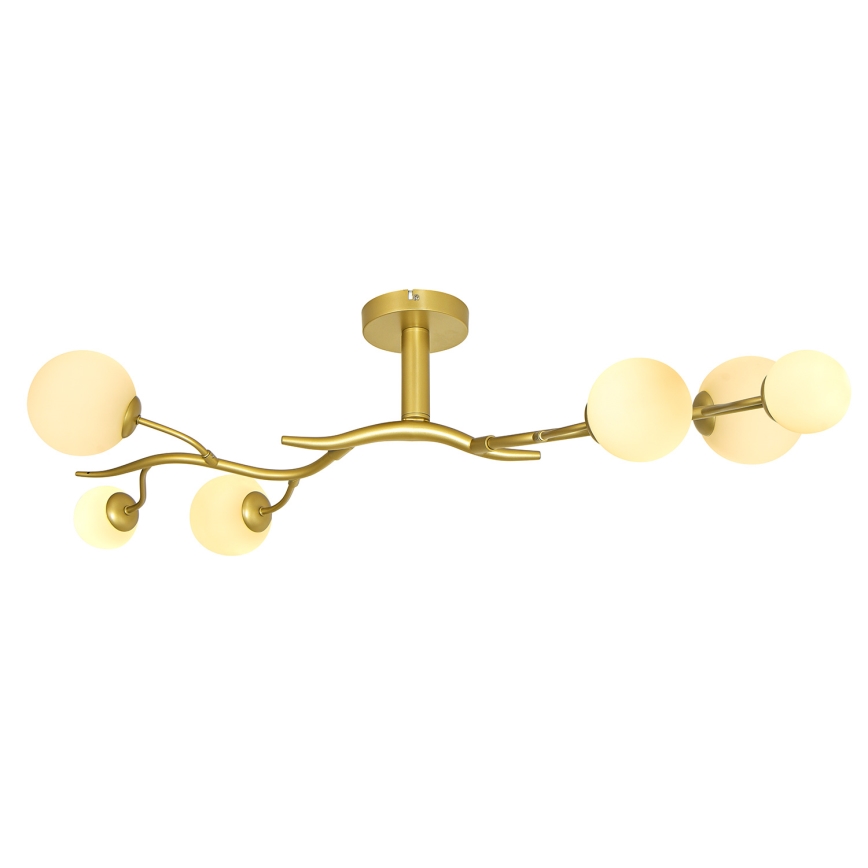 Brilagi - LED Bevestigde Hanglamp MISTEL 6xG9/3W/230V goud/wit