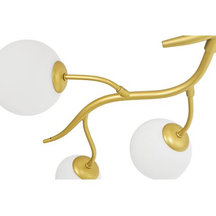 Brilagi - LED Bevestigde Hanglamp MISTEL 6xG9/3W/230V goud/wit