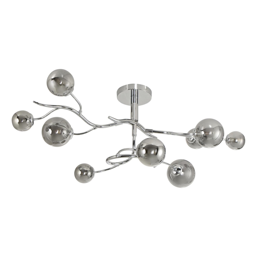 Brilagi - LED Bevestigde Hanglamp MISTEL 9xG9/3W/230V glanzend chroom/gerookt