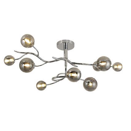 Brilagi - LED Bevestigde Hanglamp MISTEL 9xG9/3W/230V glanzend chroom/gerookt