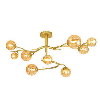 Brilagi - LED Bevestigde Hanglamp MISTEL 9xG9/3W/230V goud