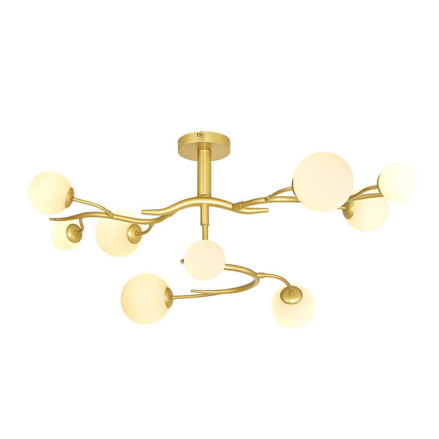 Brilagi - LED Bevestigde Hanglamp MISTEL 9xG9/3W/230V goud/wit