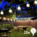 BRILAGI - LED buiten decoratief lichtsnoer GIRLANDA 25xE12/0,8W/230V 20m groen IP44 warm wit