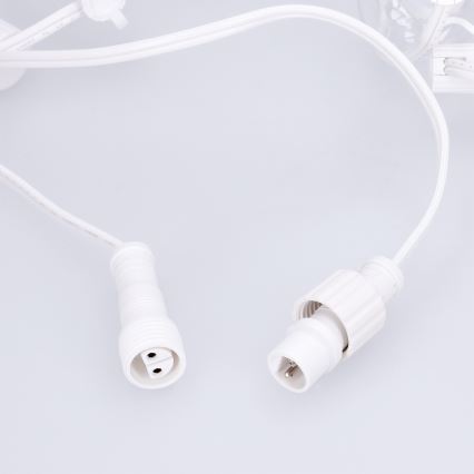 Brilagi - LED decoratieve lichtsnoer voor buiten GIRLANDA 25xE12/0,8W/230V 20m wit IP44 warm wit