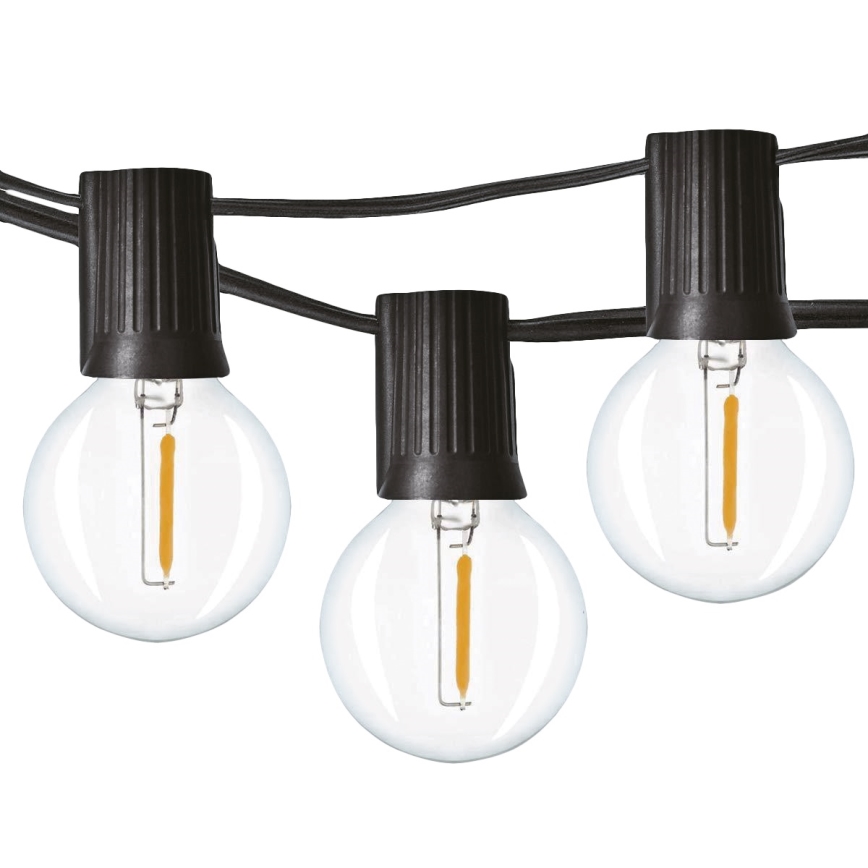 BRILAGI - LED Buiten decoratief lichtsnoer GIRLANDA 25xE12/0,8W/230V 20m IP44 koud wit
