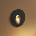 Brilagi - LED buiten-inbouwarmatuur STAIRDOT LED/2W/230V zwart IP65 rond