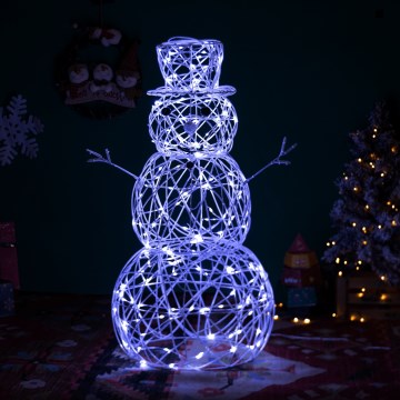 Brilagi - LED buiten kerstdecoratie 3,6W/31/230V 6500K 120 cm IP44 sneeuwman