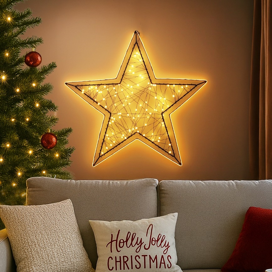 Brilagi - LED buiten kerstdecoratie LED/2,6W/230V IP44 47x45 cm ster