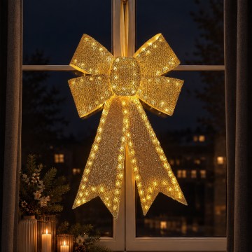 BRILAGI - LED buiten kerstdecoratie LED/3,3W/230V IP44 gouden strik
