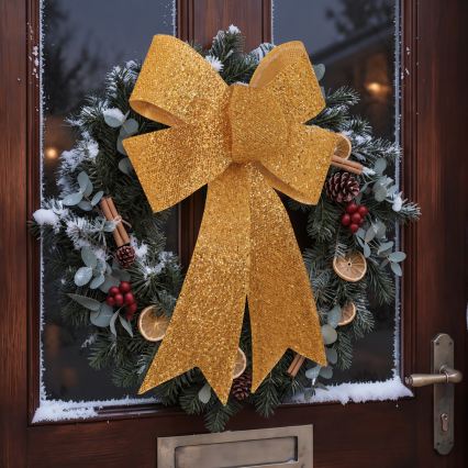 BRILAGI - LED buiten kerstdecoratie LED/3,3W/230V IP44 gouden strik