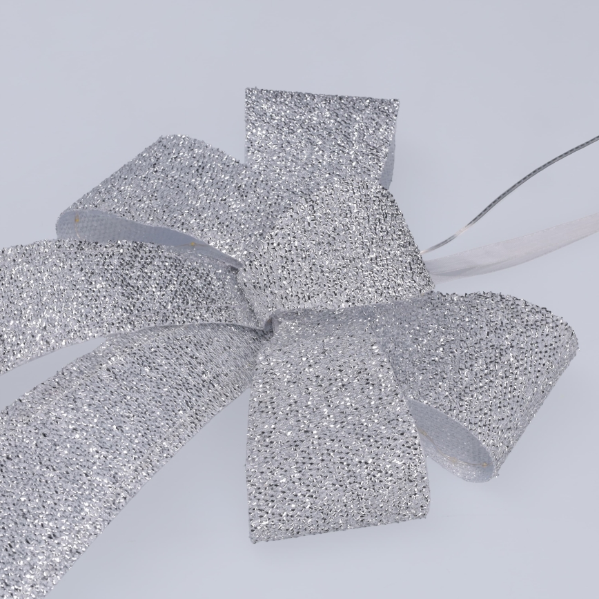 BRILAGI - LED Buiten kerstdecoratie LED/3,3W/230V IP44 zilveren strik